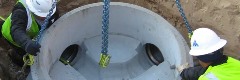 Канализационный колодец в Ханты-Мансийске